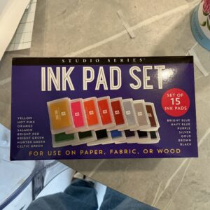 Ink pad set