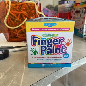 Washable finger paint