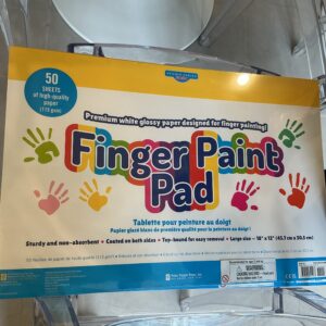 Finger paint pad