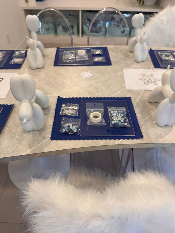 Shimmering Mosaic Snowflakes